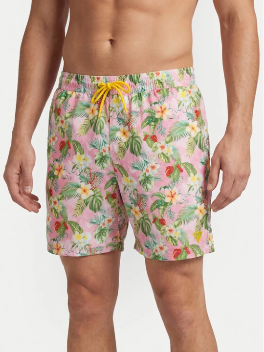 Zdjęcie produktu Guess Szorty kąpielowe F6GT21 WG282 Różowy Regular Fit