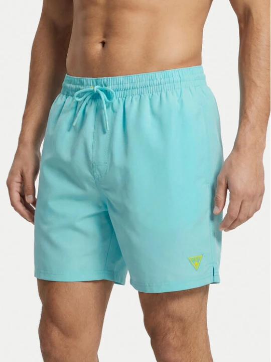 Zdjęcie produktu Guess Szorty kąpielowe F6GT24 WG282 MEDIUM Niebieski Regular Fit