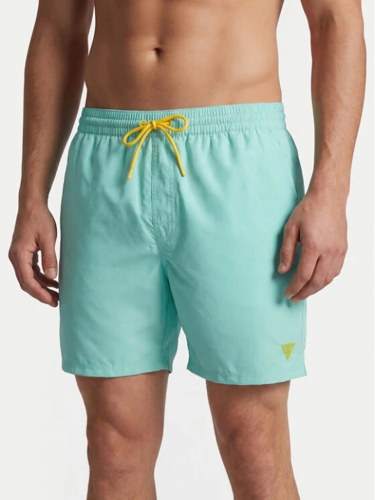 Zdjęcie produktu Guess Szorty kąpielowe F6GT26 WG2A2 Turkusowy Regular Fit