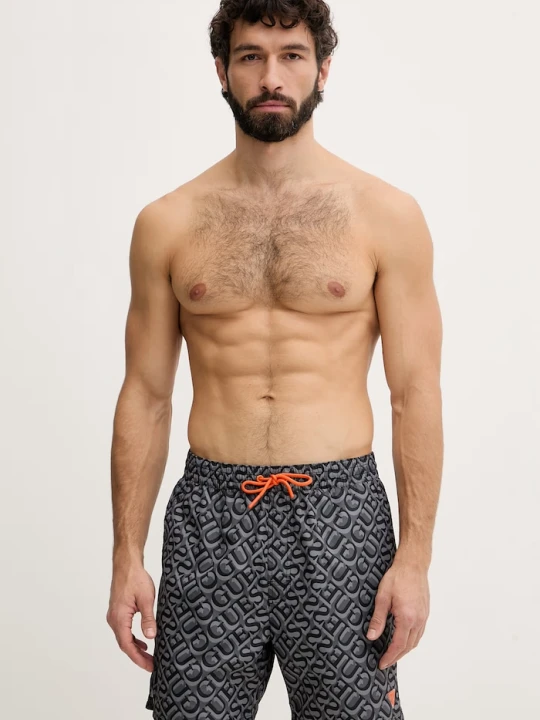 Zdjęcie produktu Guess szorty kąpielowe męskie szary