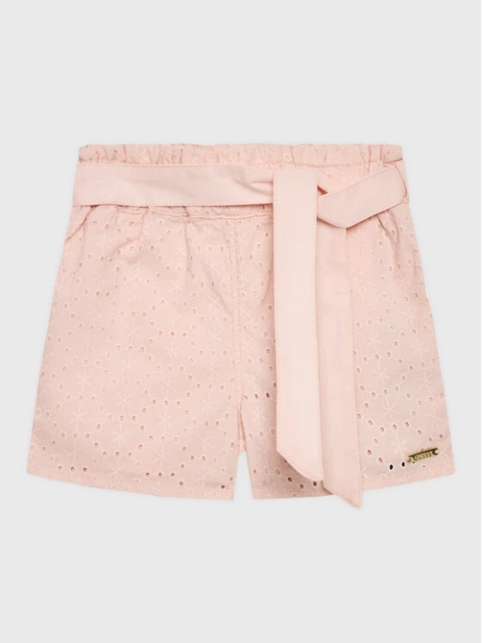 Zdjęcie produktu Guess Szorty materiałowe K3GD02 WFBC0 Różowy Regular Fit