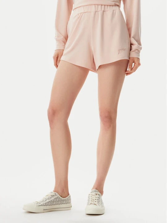Zdjęcie produktu Guess Szorty materiałowe O5GD06 KCQP2 Różowy Regular Fit