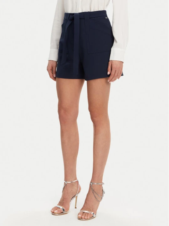 Zdjęcie produktu Guess Szorty materiałowe W5GD0I WH9Y2 Granatowy Loose Fit
