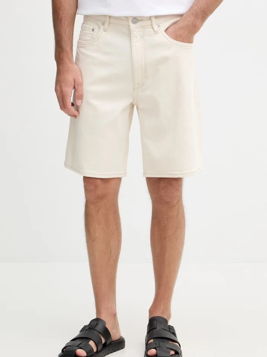 Zdjęcie produktu Guess szorty męskie jeansowe CARSON beżowy