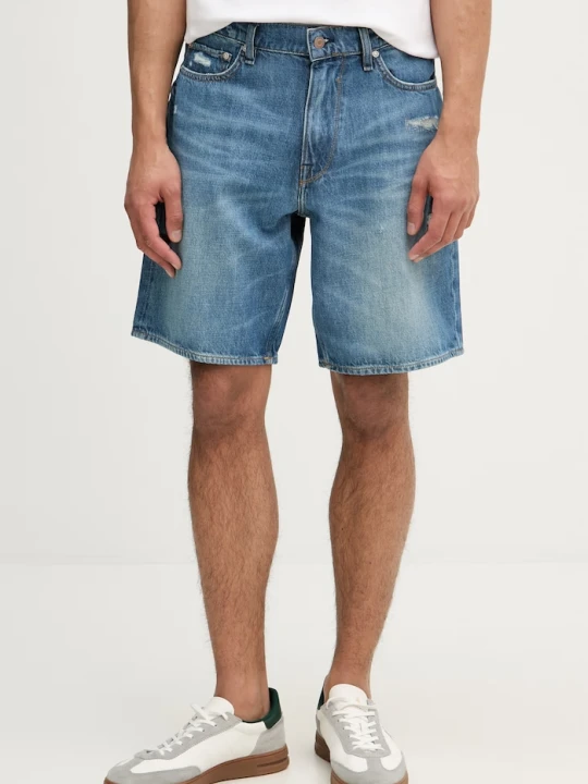 Zdjęcie produktu Guess szorty męskie jeansowe JETT niebieski