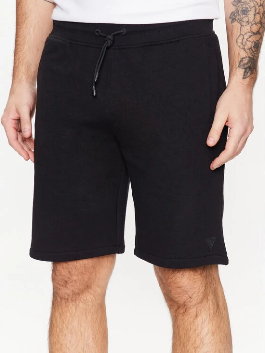 Zdjęcie produktu Guess Szorty sportowe Aldwin Z2YD04 KAIJ1 Czarny Slim Fit