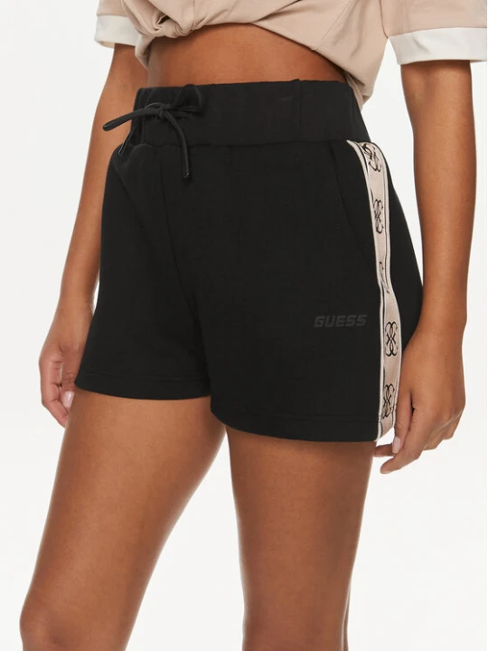 Zdjęcie produktu Guess Szorty sportowe Britney V3GD13 KB3P2 Czarny Loose Fit