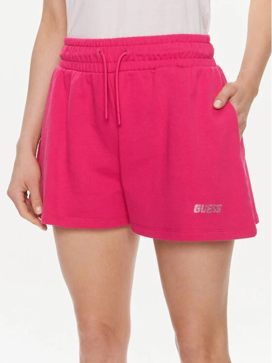 Zdjęcie produktu Guess Szorty sportowe Eleanora V4RD04 KC5O0 Różowy Relaxed Fit