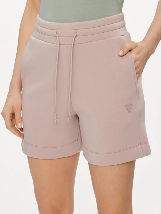 Zdjęcie produktu Guess Szorty sportowe Elly V2YD10 K7UW2 Beżowy Relaxed Fit