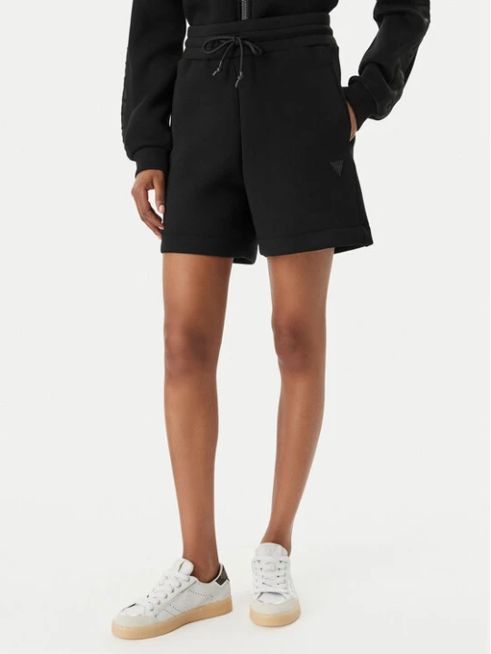 Zdjęcie produktu Guess Szorty sportowe Elly V2YD10 K7UW2 Czarny Relaxed Fit