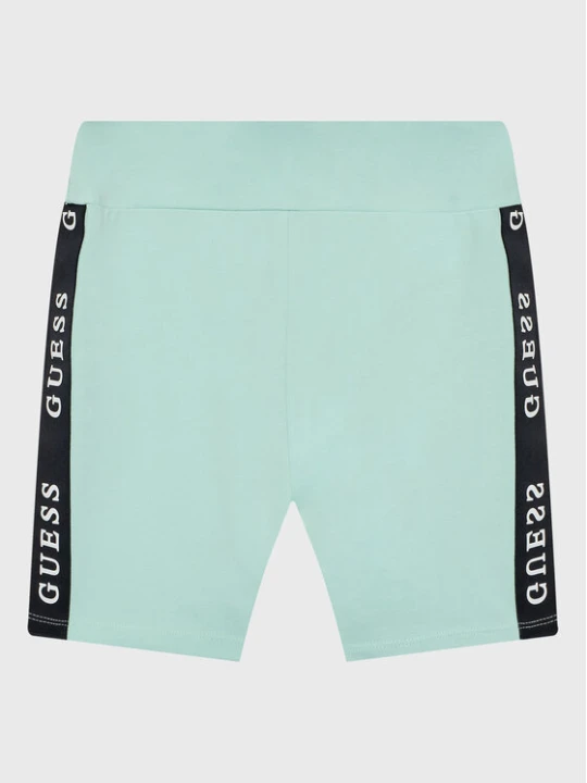 Zdjęcie produktu Guess Szorty sportowe J3RD14 KABR0 Niebieski Slim Fit Zielony