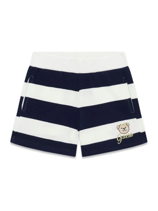 Zdjęcie produktu Guess Szorty sportowe K6GD04 KBOR4 Granatowy Regular Fit
