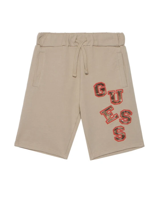 Zdjęcie produktu Guess Szorty sportowe L6GD02 KA6R4 Beżowy Regular Fit