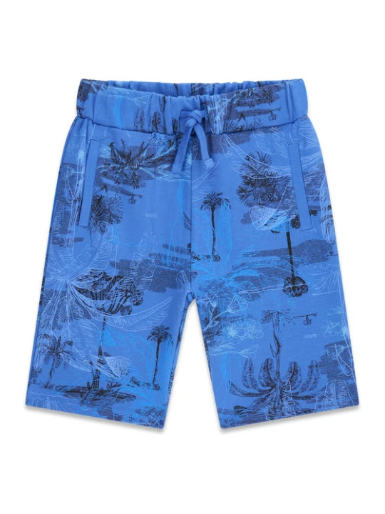 Zdjęcie produktu Guess Szorty sportowe L6GD09 KA6R4 Niebieski Regular Fit