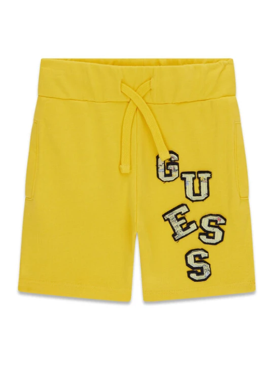Zdjęcie produktu Guess Szorty sportowe N6GD02 KA6R4 Żółty Regular Fit