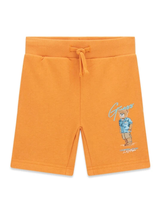 Zdjęcie produktu Guess Szorty sportowe N6GD04 KA6R4 Pomarańczowy Regular Fit