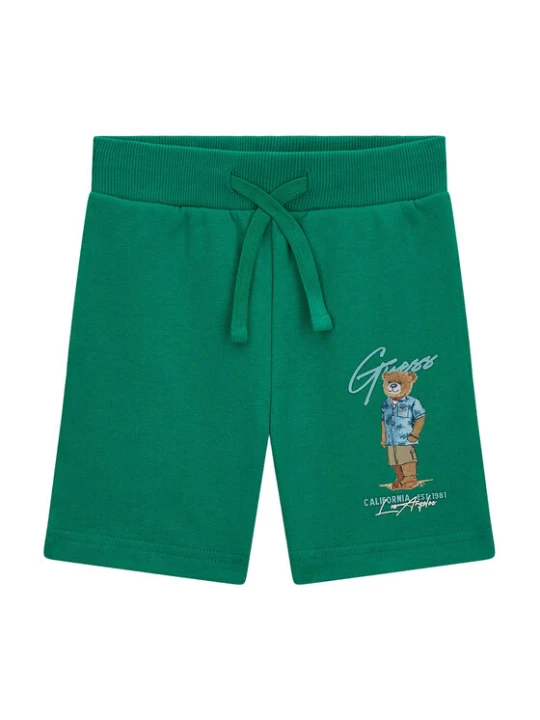 Zdjęcie produktu Guess Szorty sportowe N6GD04 KA6R4 Zielony Regular Fit