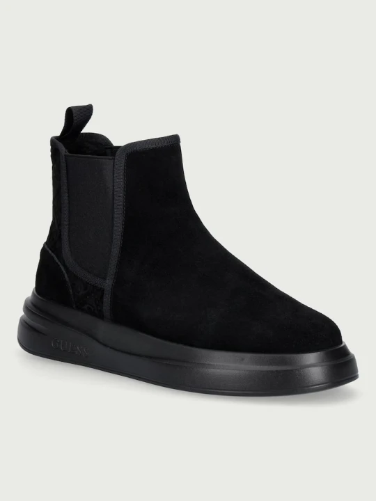 Zdjęcie produktu Guess sztyblety męskie zamszowe ECTOR czarny