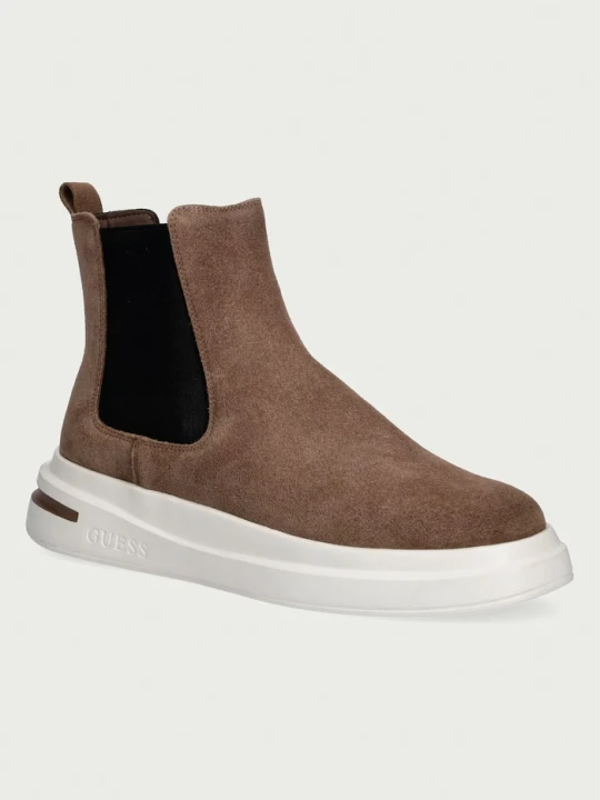 Zdjęcie produktu Guess sztyblety męskie zamszowe ELKO brązowy