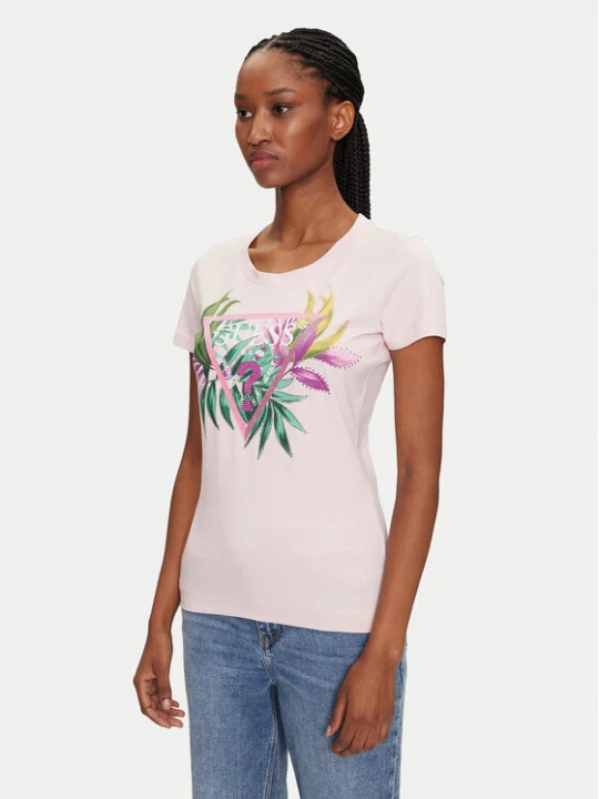 Zdjęcie produktu Guess T-Shirt 172941 Różowy Classic Fit