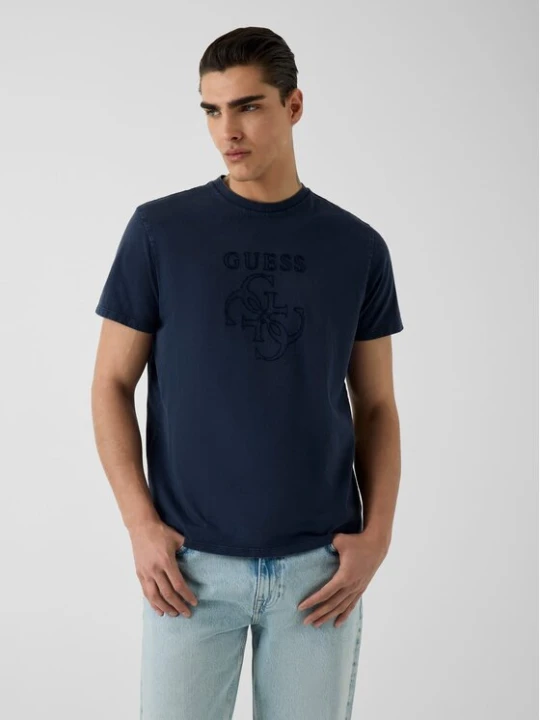 Zdjęcie produktu Guess T-Shirt M6YI54 K4610 Granatowy Regular Fit