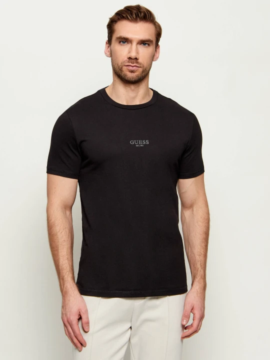 Zdjęcie produktu GUESS T-shirt AIDY | Slim Fit czarny