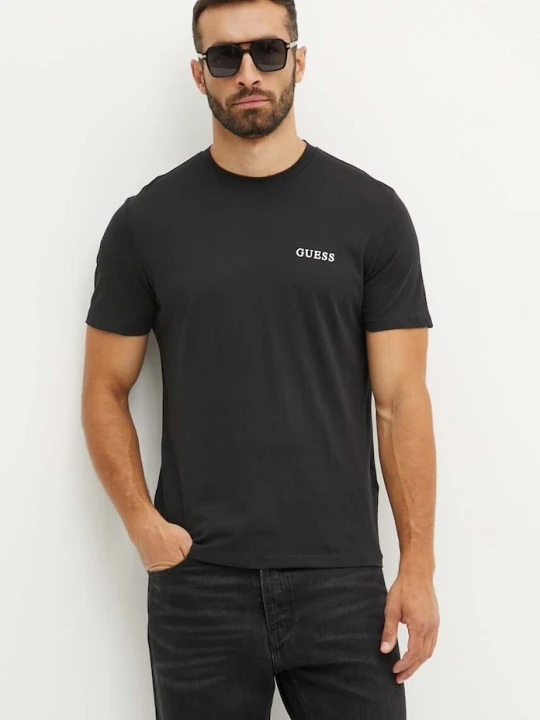 Zdjęcie produktu Guess t-shirt bawełniany 3-pack czarny