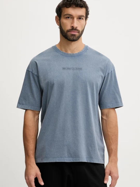Zdjęcie produktu Guess t-shirt bawełniany NAWAT niebieski