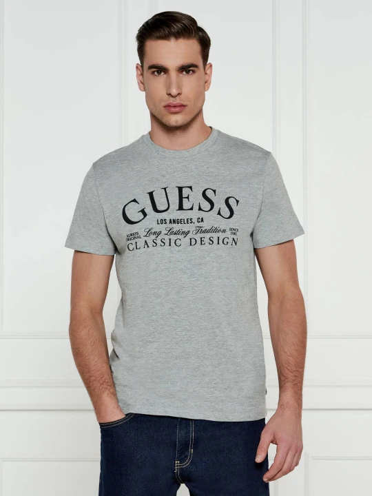 Zdjęcie produktu GUESS T-shirt Classic | Regular Fit szary