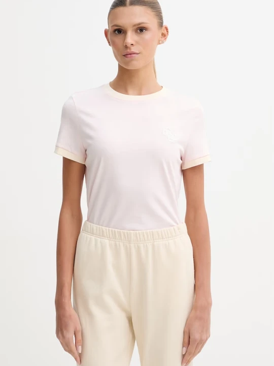 Zdjęcie produktu Guess t-shirt damski bawełniany GRETA różowy
