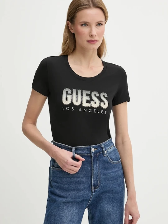Zdjęcie produktu Guess t-shirt DEGRADE czarny