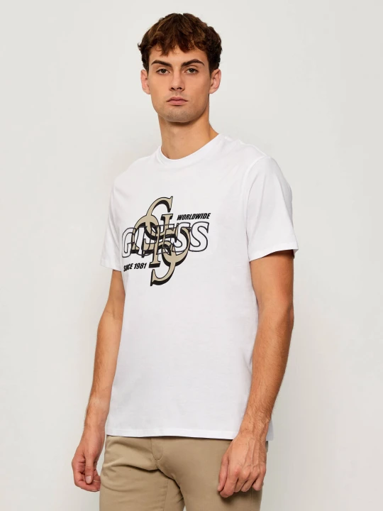 Zdjęcie produktu GUESS T-shirt DROP SHADOW | Regular Fit biały