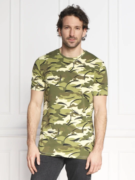 Zdjęcie produktu GUESS T-shirt ELEAZAR | Regular Fit zielony