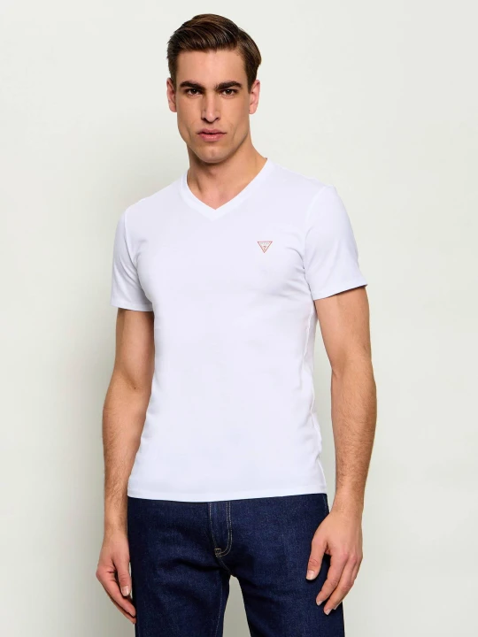 Zdjęcie produktu GUESS T-shirt | Extra slim fit biały