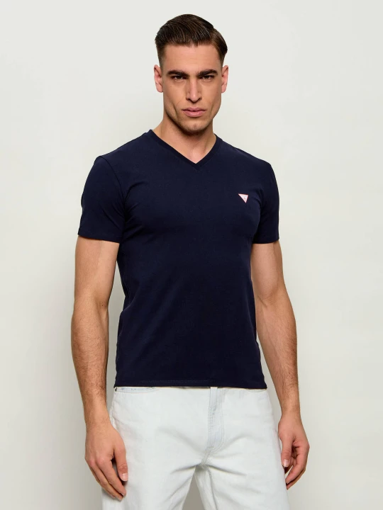Zdjęcie produktu GUESS T-shirt | Extra slim fit granatowy