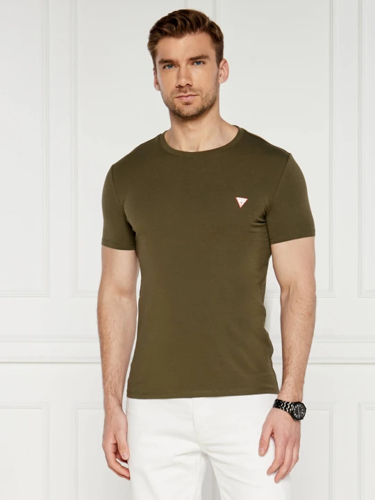 Zdjęcie produktu GUESS T-shirt | Extra slim fit khaki