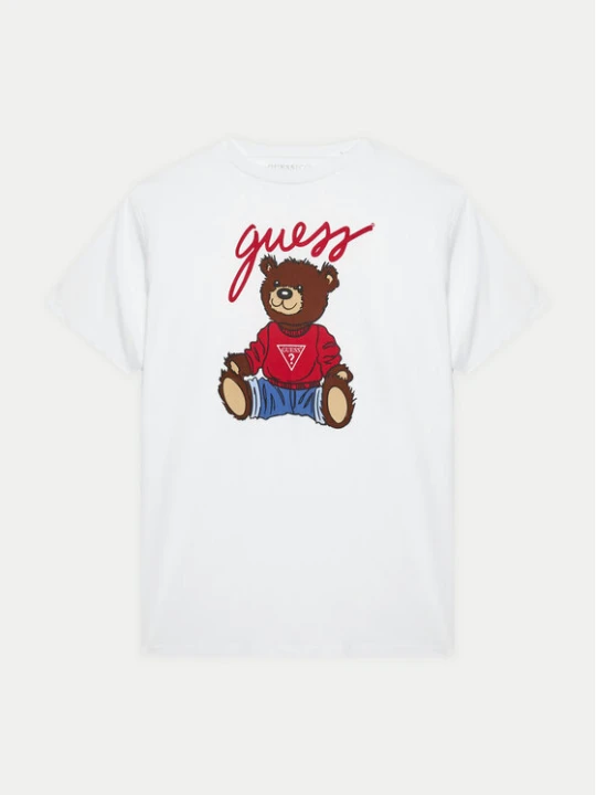 Zdjęcie produktu Guess T-Shirt H4BJ06 I3Z14 Biały Regular Fit