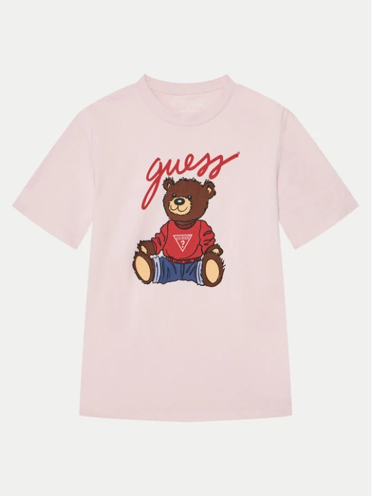 Zdjęcie produktu Guess T-Shirt H4BJ06 I3Z14 Różowy Regular Fit