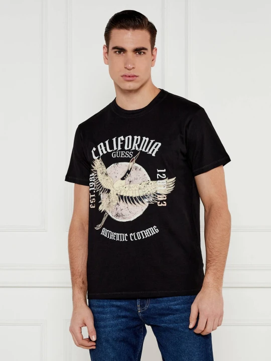 Zdjęcie produktu GUESS T-shirt HERON | Regular Fit czarny