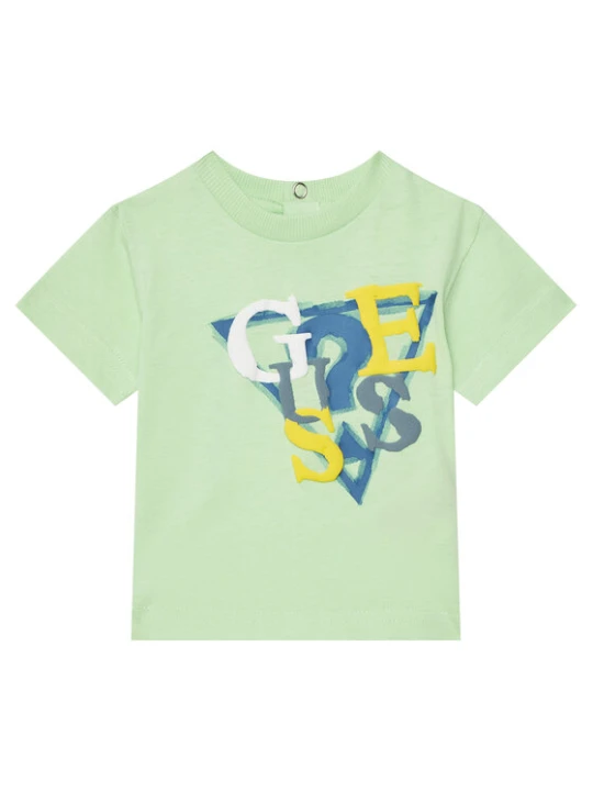 Zdjęcie produktu Guess T-Shirt I5GI01 K8HM4 Zielony Regular Fit