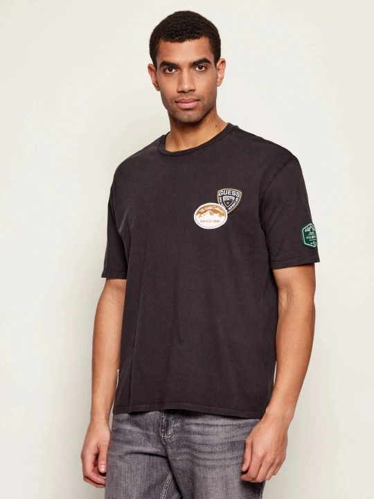 Zdjęcie produktu GUESS T-shirt IN THE WOODS | Relaxed fit czarny