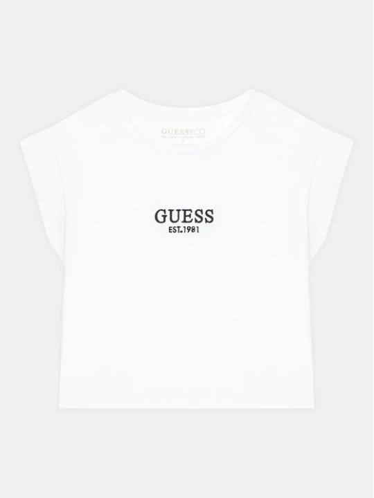 Zdjęcie produktu Guess T-Shirt J4BI34 J1314 Biały Boxy Fit