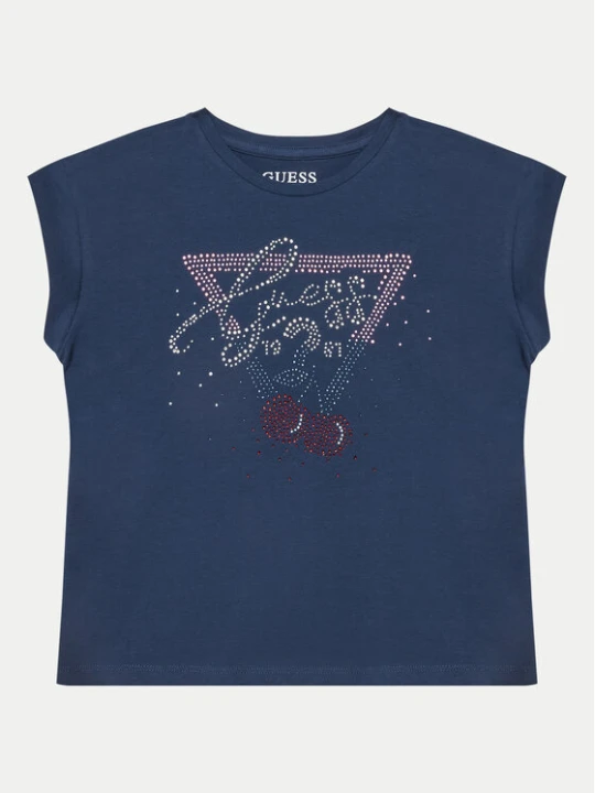 Zdjęcie produktu Guess T-Shirt J5GI01 K6YW4 Granatowy Boxy Fit