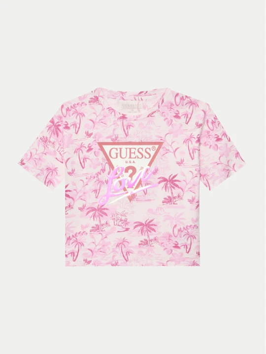 Zdjęcie produktu Guess T-Shirt J5GI10 K6YW4 Różowy Regular Fit