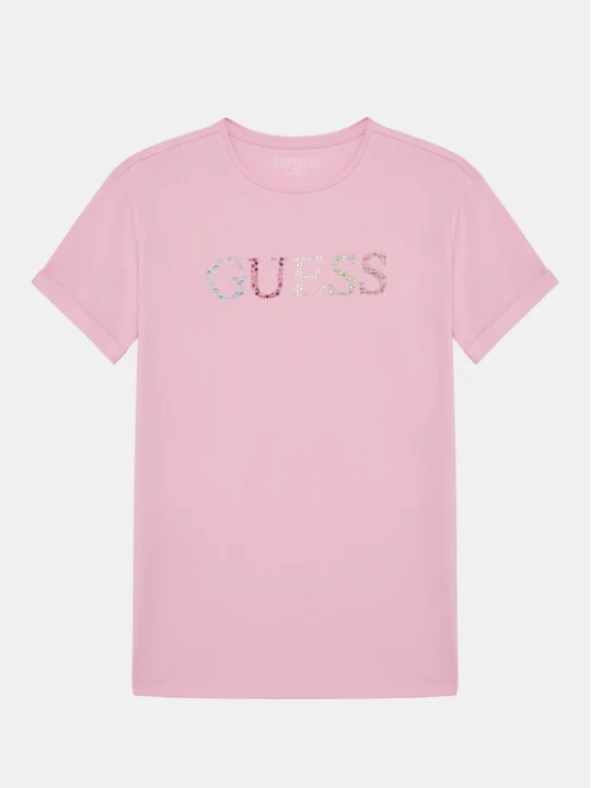 Zdjęcie produktu Guess T-Shirt J5GI38 J1314 Różowy Regular Fit