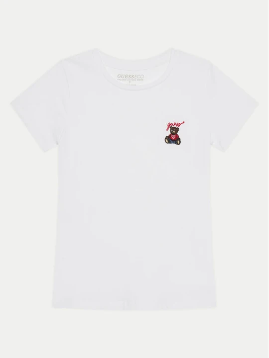 Zdjęcie produktu Guess T-Shirt J5RI44 J1314 Biały Regular Fit