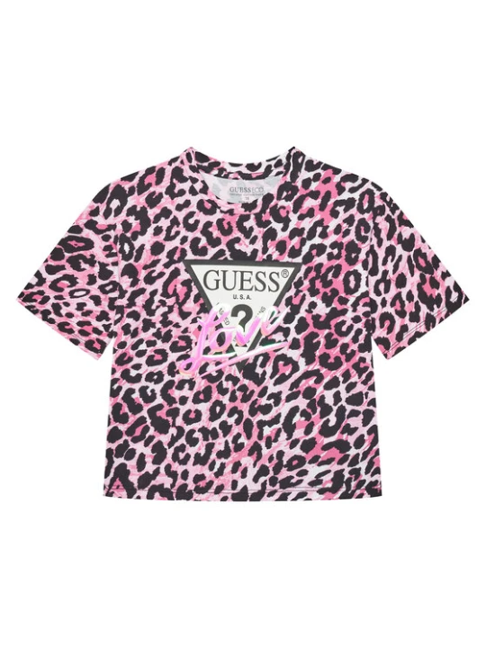 Zdjęcie produktu Guess T-Shirt J5YI07 K6YW4 Różowy Regular Fit