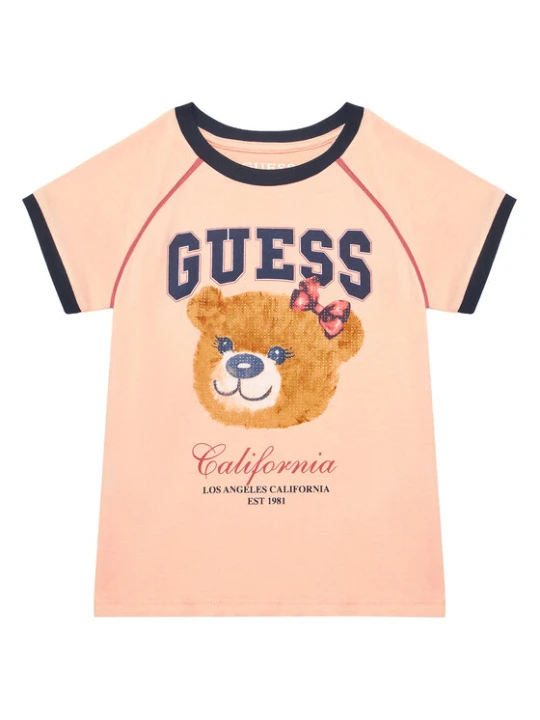 Zdjęcie produktu Guess T-Shirt J5YI21 K8HM4 Koralowy Regular Fit