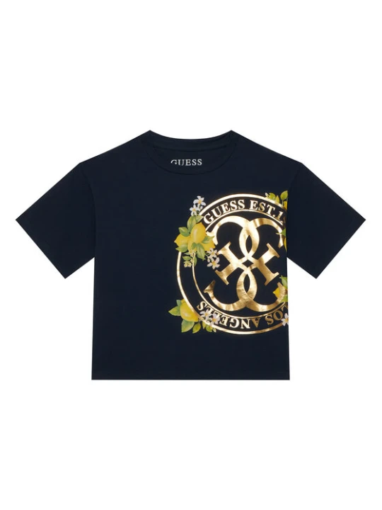 Zdjęcie produktu Guess T-Shirt J6GI00 K6YW4 Granatowy Regular Fit