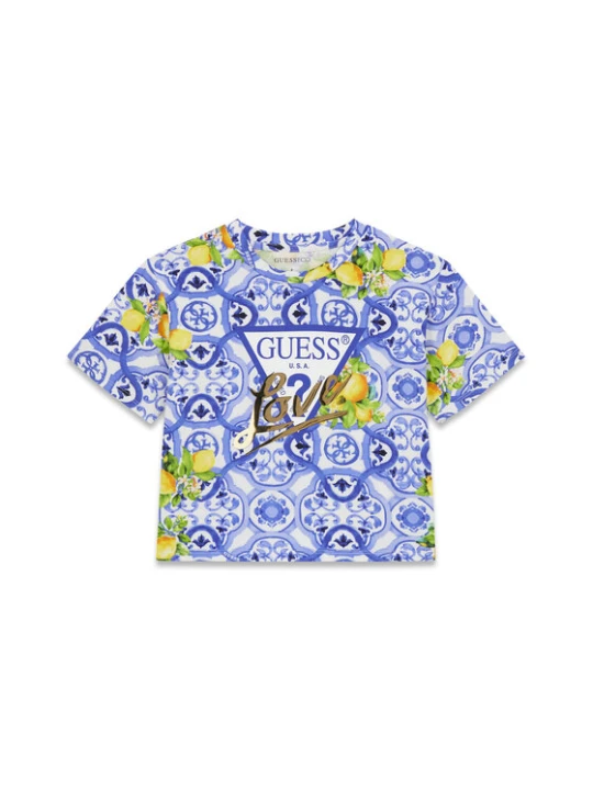 Zdjęcie produktu Guess T-Shirt J6GI03 K6YW4 Niebieski Relaxed Fit